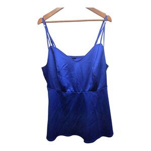 Torrid Scuba Strappy Peplum Top